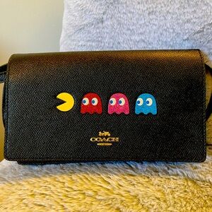 Coach PAC-Man Hayden clutch crossbody foldover